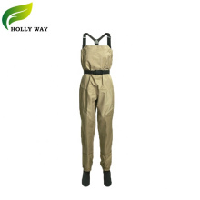 Customized Solid Breathable Fishing Stockingfoot Wader from China